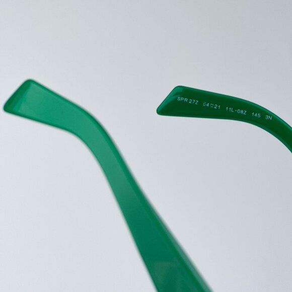 Prada PR27ZS 11L08Z BRAND NEW Sunglasses Mango Dark Grey Square Unisex - Picture 12 of 13